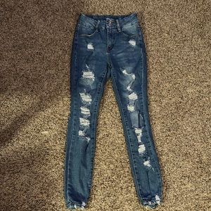 Rue21 jeans with rips